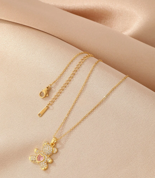 Cubic Zirconia Teardrop Necklace