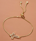 Eliora Cubic Zirconia Cross Bracelet